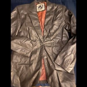 Saddlery women’s leather coat
